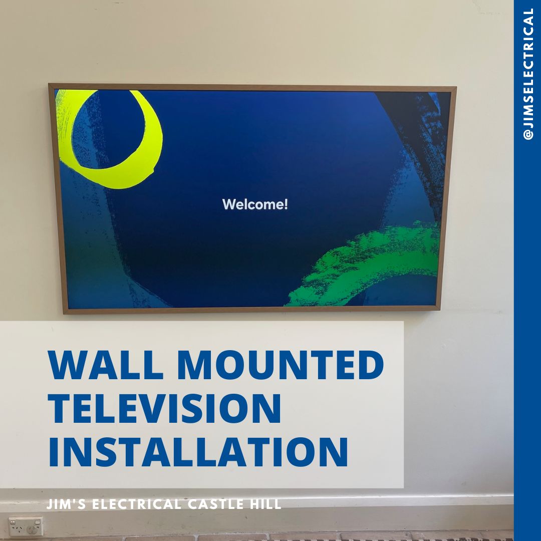 Wall Mounted Television Installation